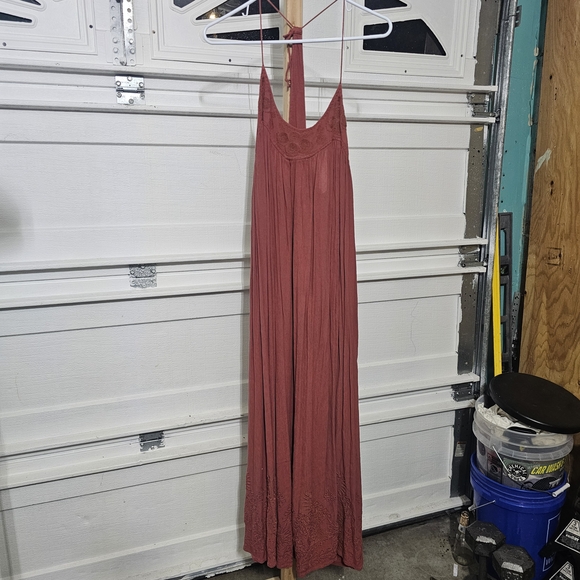 Free People Backless Terracotta Dress - Picture 2 of 4